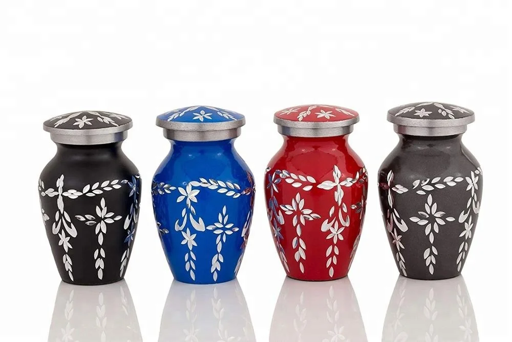 Streuröhre Für Asche - 'I Wait For You' Urne Mit Ozean-Design