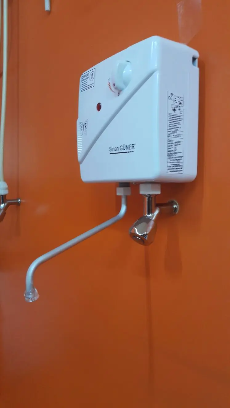 instant water heater connection