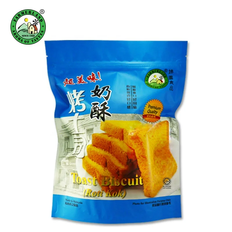 150g Farmerland Crunchy Butter Sugar Toast Biscuit Roti Kok Buy Toasted Bread Bread Snack Product On Alibaba Com