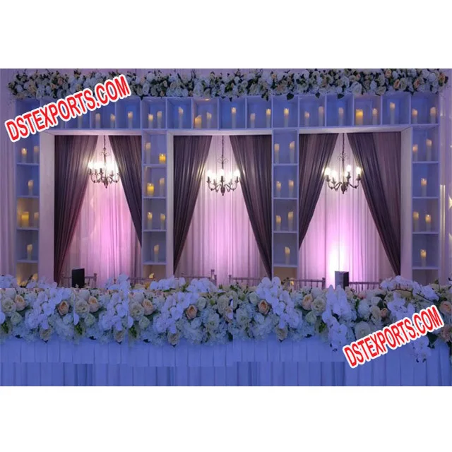 Stunning Design Wedding Stage Candle Back Wall Wedding Stage Back Candle  Wall Decoration Marriage Reception Fiber Candle Wall - Buy Wedding Stage  Backdrop,Candle Wall Backdrop,Wedding Decoration Product on 