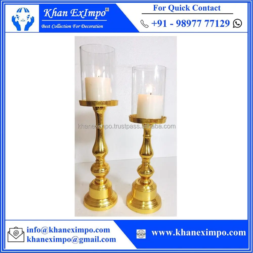 SADAF KHAN Beautiful Brass Candle Small Golden Colour Stand Pack of 2 Brass  Candle Holder Price in India - Buy SADAF KHAN Beautiful Brass Candle Small  Golden Colour Stand Pack of 2