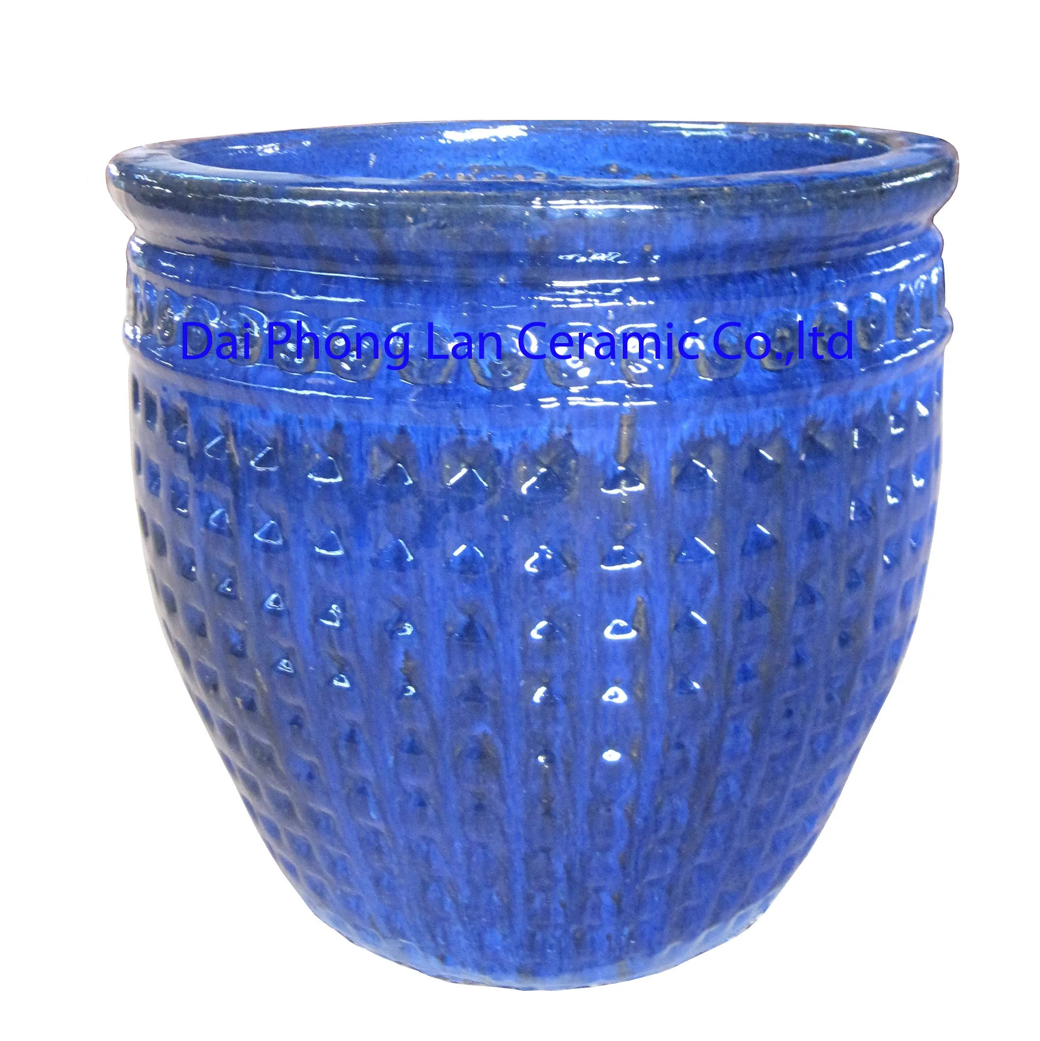 Giant Factory Light Atlantis Urn Glazed Ceramic Clay Planters Pottery