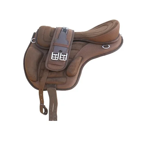 Selle De Cheval Synthétique Freemax Sans Arbre - Taille 42-46, Avec Étriers Et Sangle