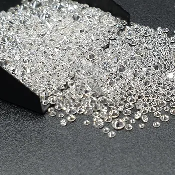 White H I Color Natural 1.7 TO 2.7 MM VS Purity Diamond Loose Melee Round Cut Polished Diamonds From Manufacturer