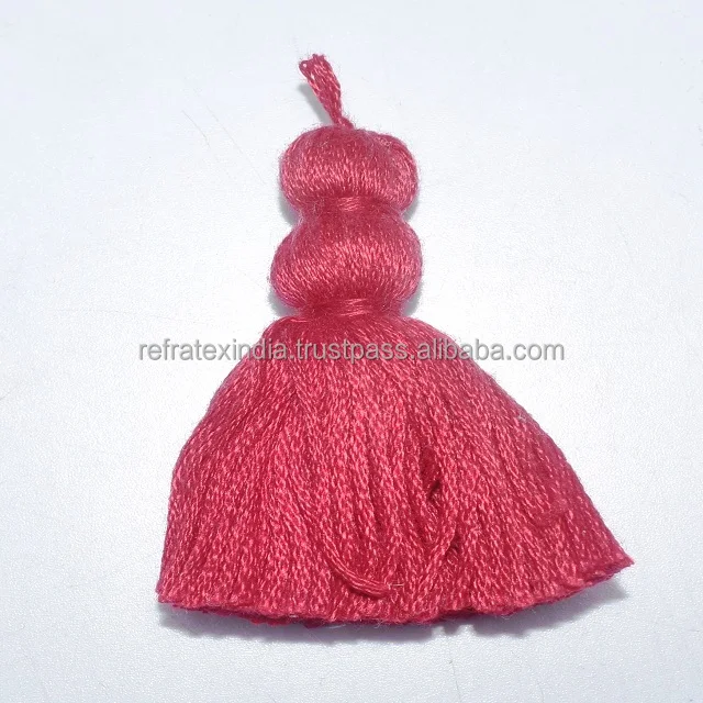 2cm Handmade Cotton Tassels Mini Tassels Small Tassels Tripple Bulk