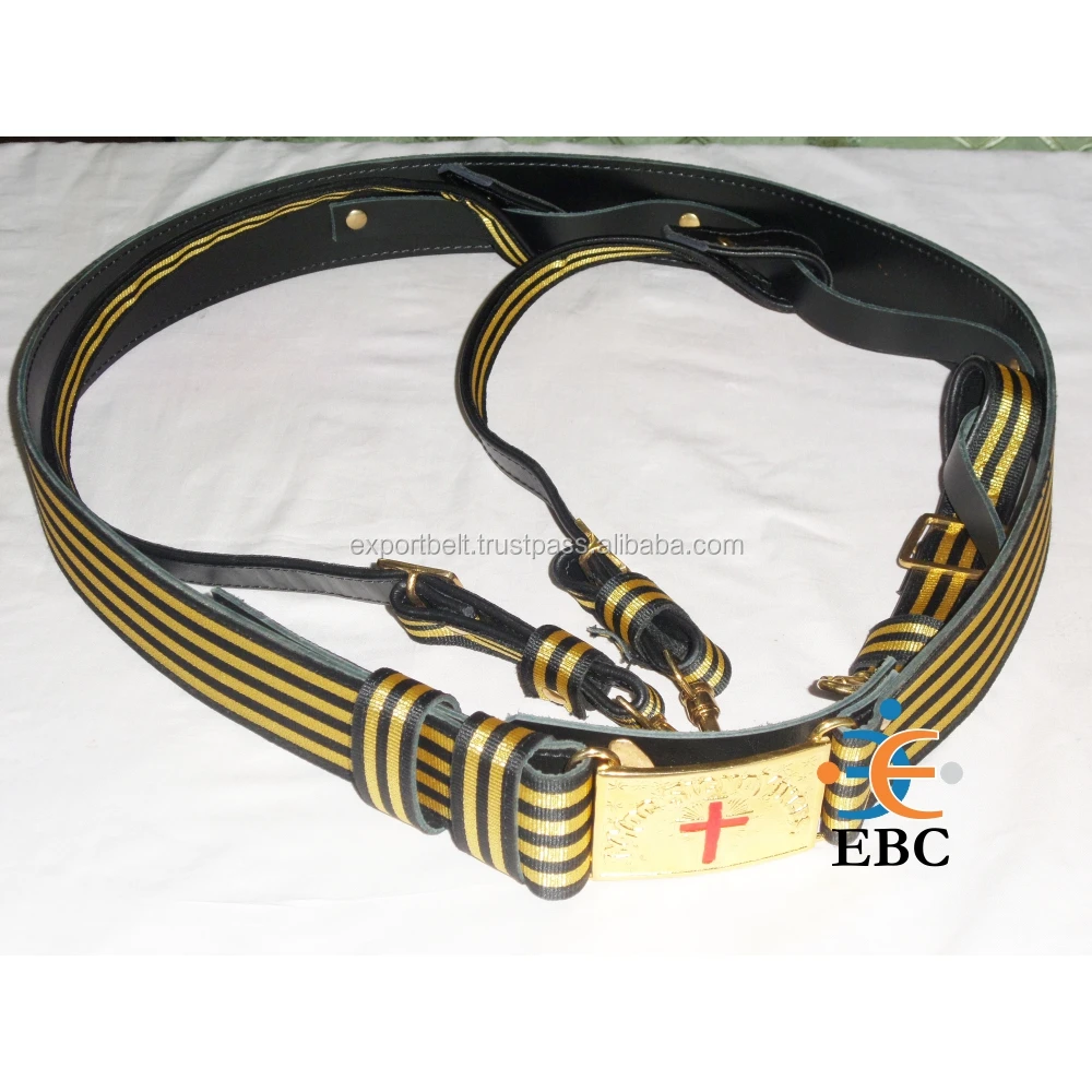 06502 sword belt Gold Knight belts 