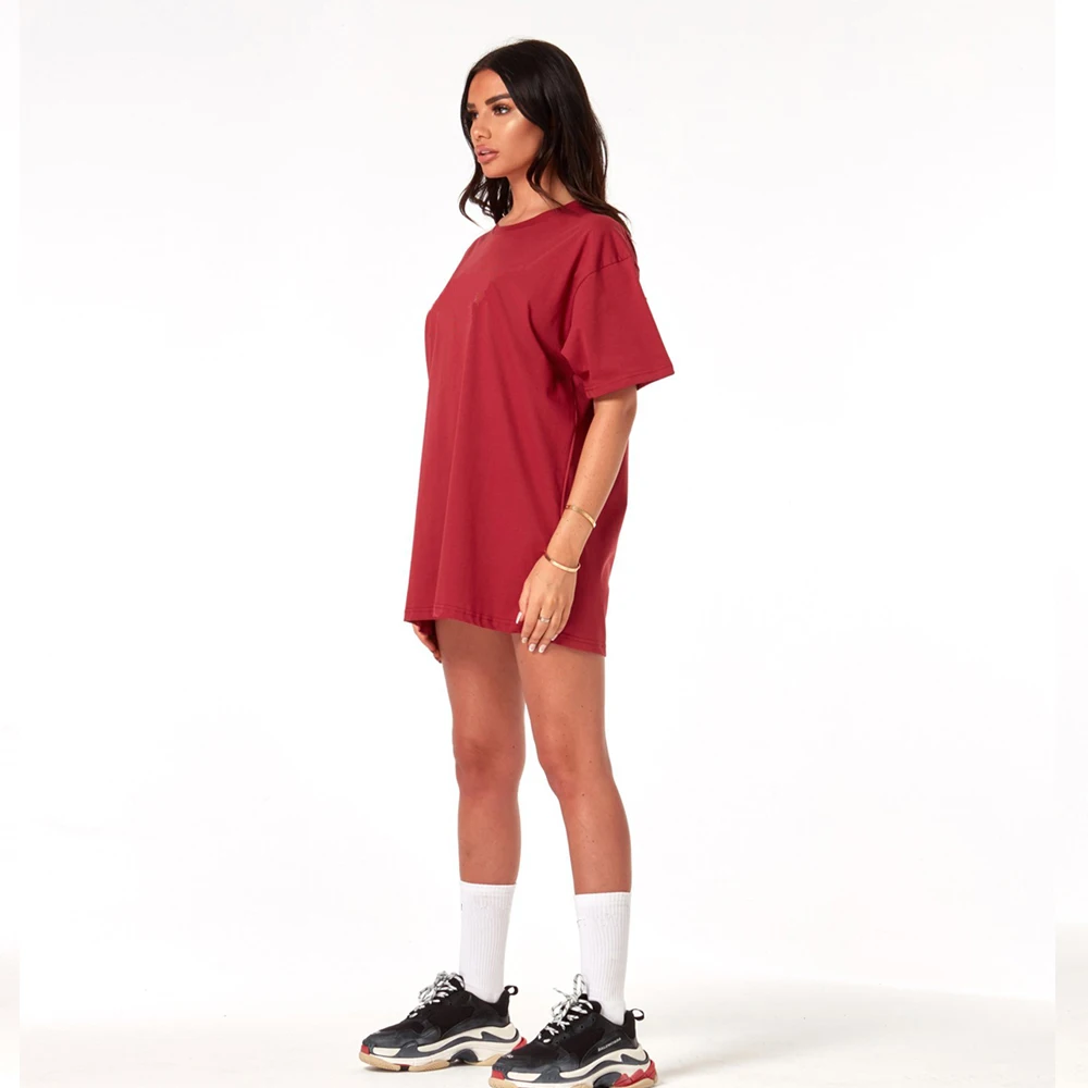 oversized red t shirt