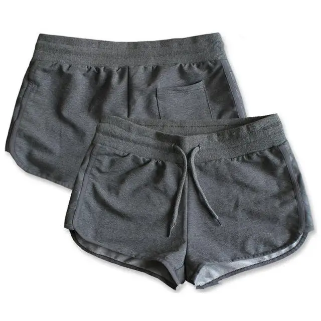 gray sweat shorts womens