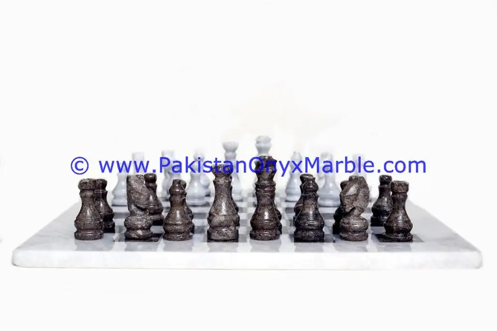 Onyx Marble Chess Set Handmade Handcrafted Low Cost Marble Chess