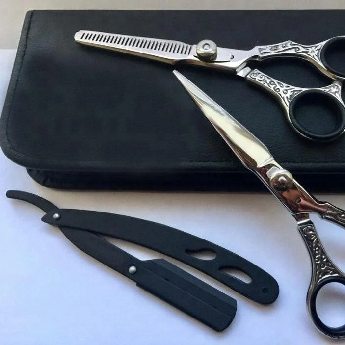 barber hair scissors set