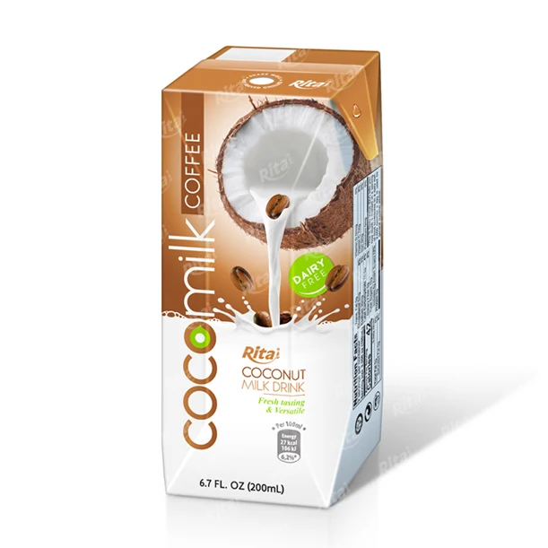 Высококачественный ванильный вкус Robusta кофе с кокосовым молоком GMP HACCP ISO Kosher сертифицированная лучшая цена за вкусный напиток
