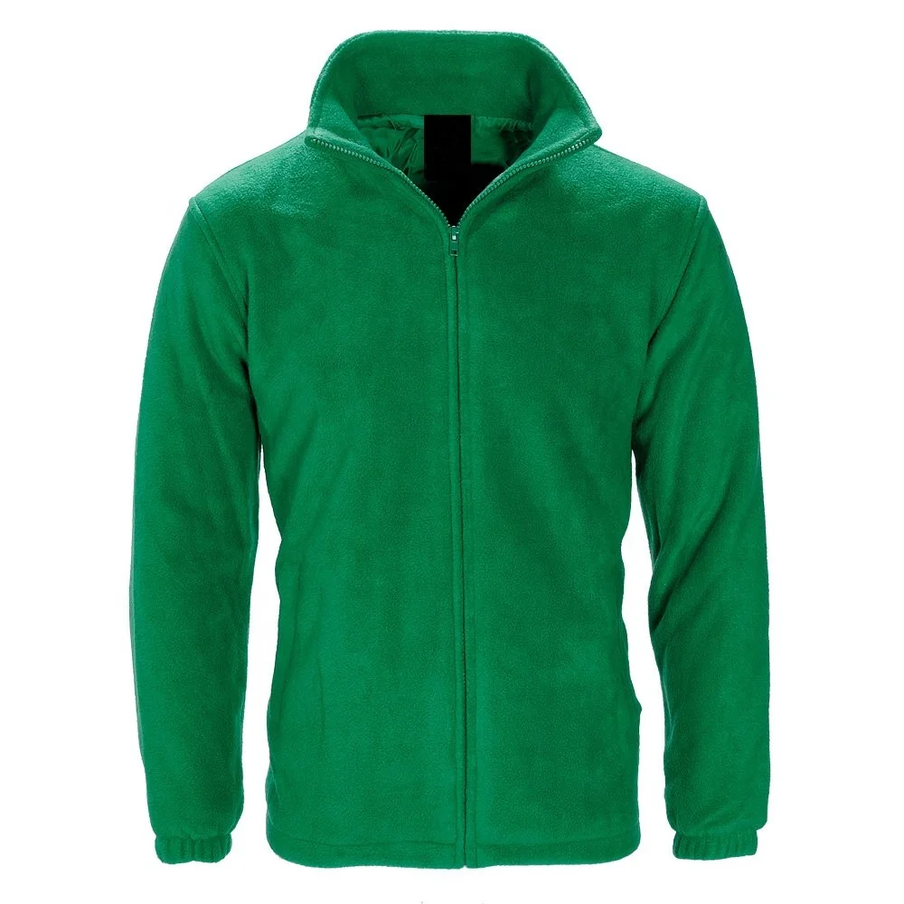 bottle green polar fleece jacket