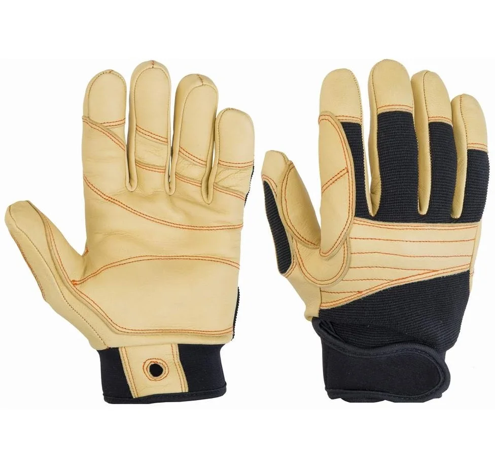 Профессиональные Кожаные перчатки для спасения/перчатки выступлений/перчатки ладони из синтетической