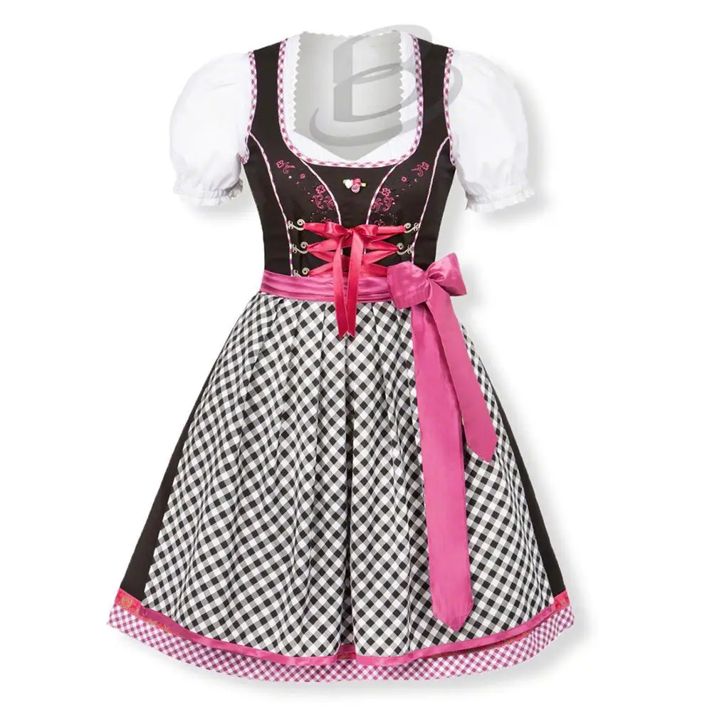 2021新款女性传统德国巴伐利亚啤酒女孩服装性感啤酒节女郎连衣裙