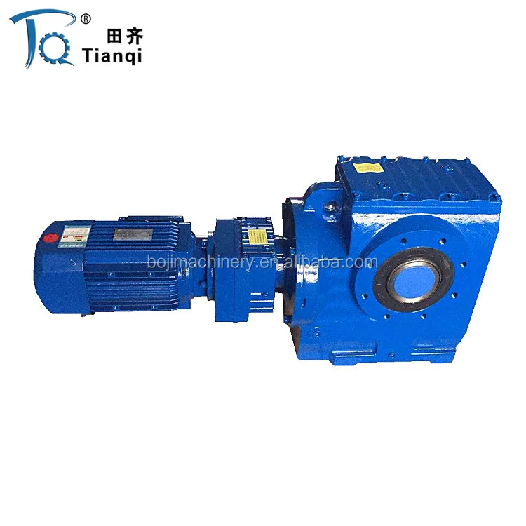 3 Phase 2 hp 90 Degree Helical Bevel Geared Electric Motor Reducer 110V 220V 380V