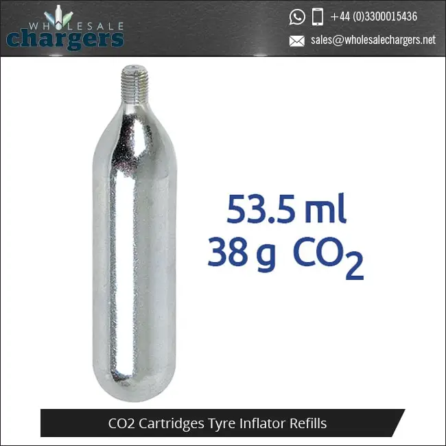 co2 tyre inflator cartridge