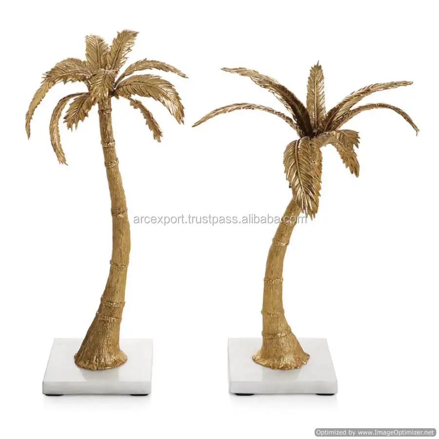 Dates Tree Gold Plated Sculpture With Marble Base Buy Dates Tree Gold