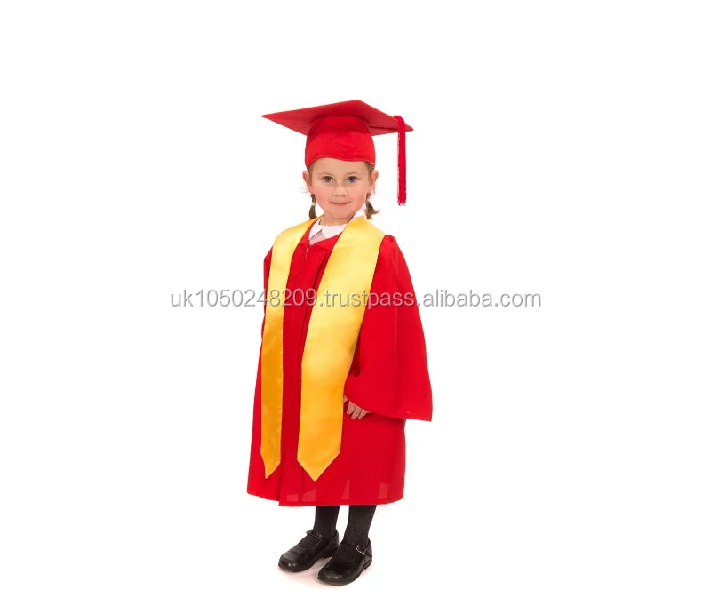 Children's Nursery Graduation Gown and Cap Matte 