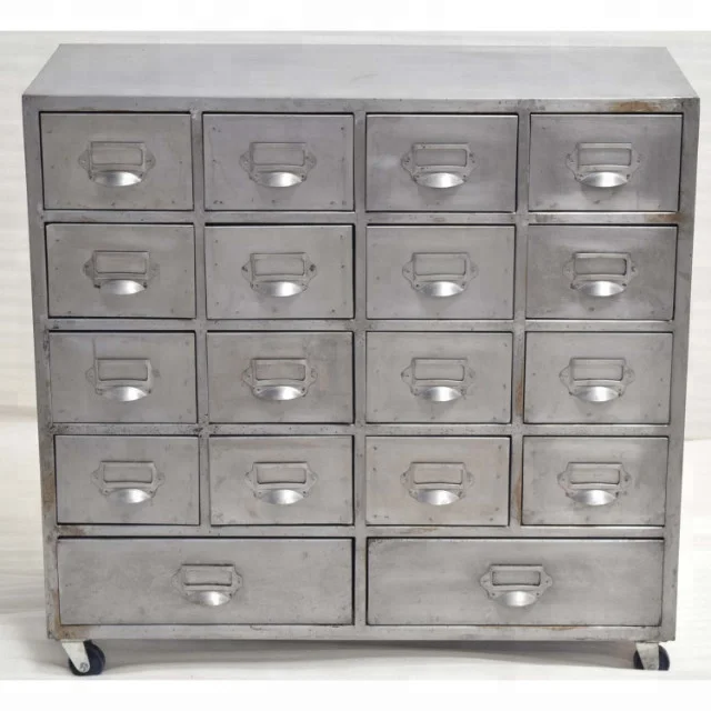 Vintage Industrial Multi Drawers Small Cabinet Buy Metal Drawer Parts Cabinet Lockable