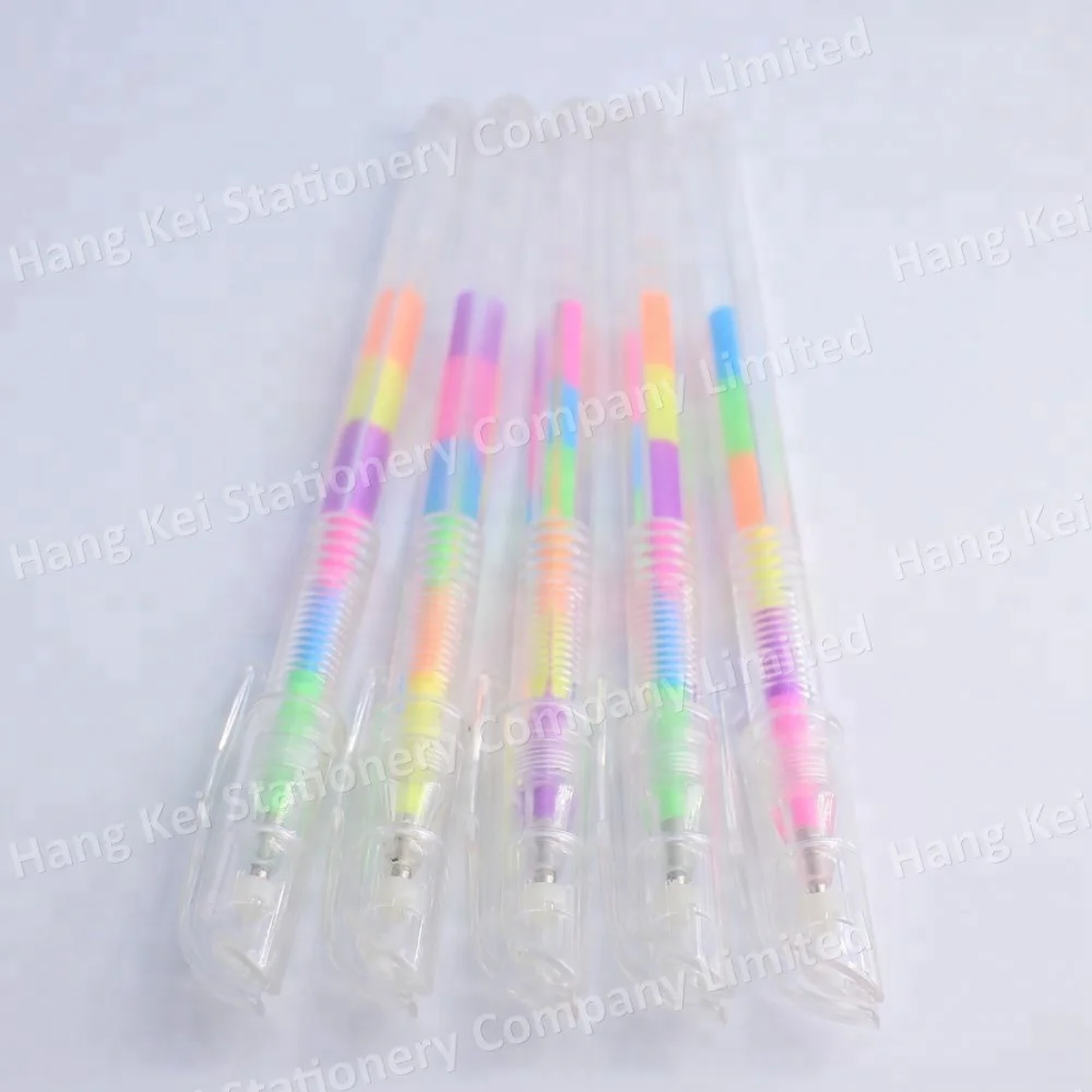 Китайский заводской дешевый набор гелевых ручек с пластиковым зажимом для