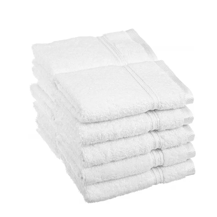 white towels cotton face towel set