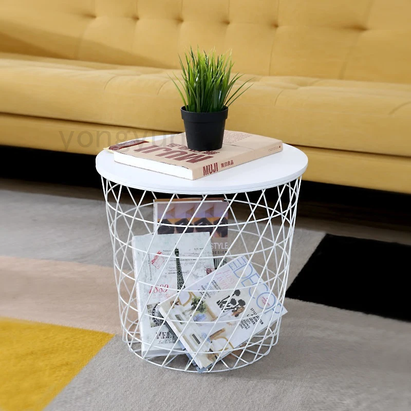 Metal Wire Storage Multi Function Coffee Tea Table Buy Storage Baskets Living Room Furniture Modern Design Iron Wire Tea Table Antique Side Table Product On Alibaba Com