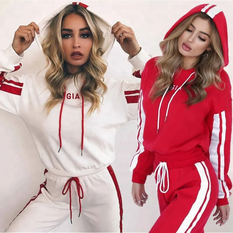 ladies white tracksuit