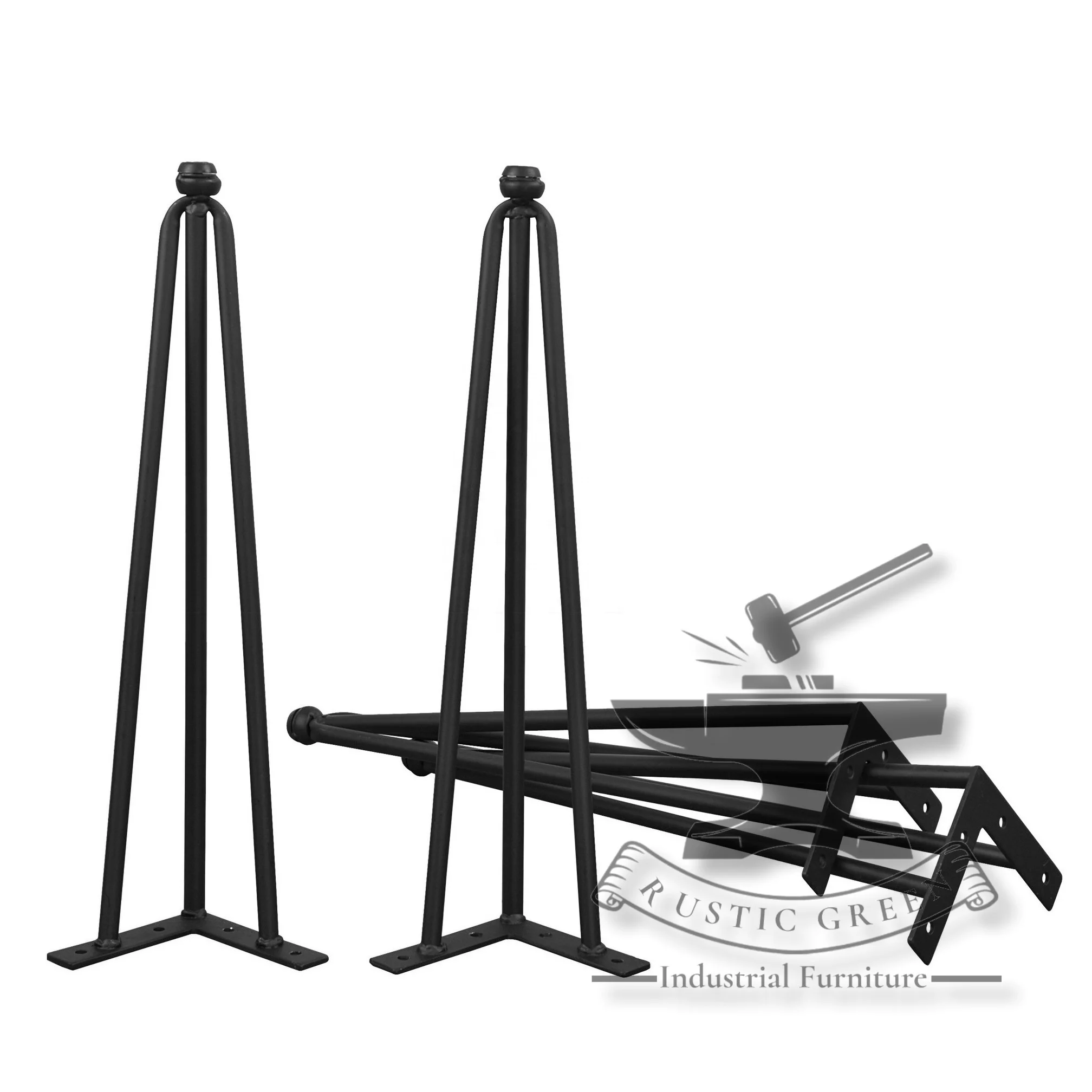 Industrial Metal Hairpin legs Cafe Table