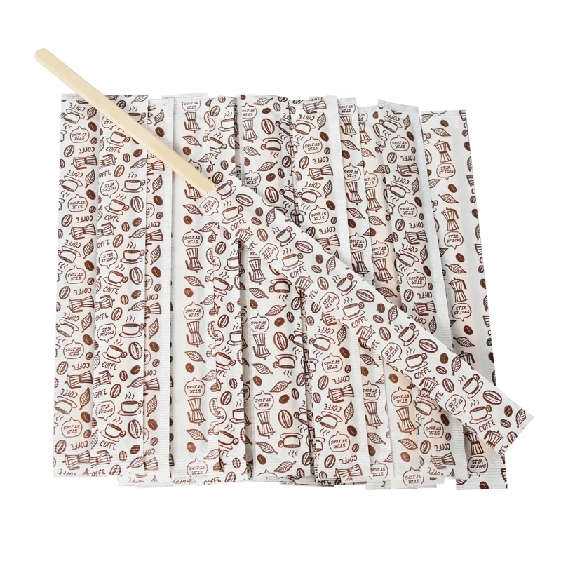 Оптовая продажа по цене производителя одноразовые биоразлагаемые мешалки для меда бамбуковые деревянные палочки перемешивания кофе