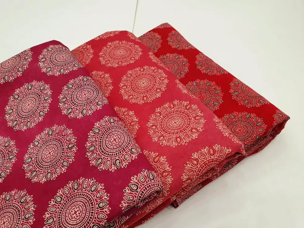 
100% чистая хлопковая ткань, индийская ткань для одежды ручной работы с блочным принтом, ткань для изготовления ткани 