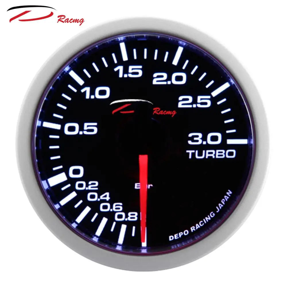 WS 3BAR Mechanical Turbo Meter Japan AutoGauge Depo Racing Boost 52 mm Gauges
