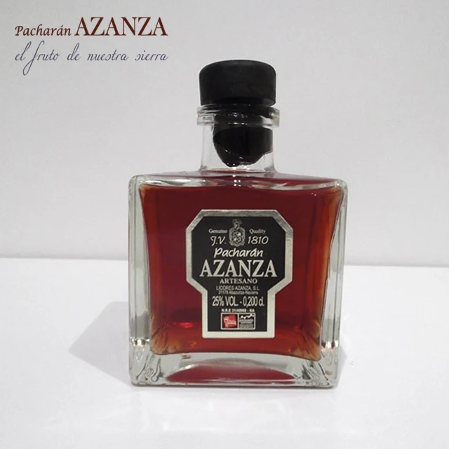 迷你黑刺李利口酒pacharan azanza 0,200 cl供应商 licores azanza