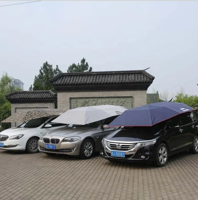 Портативный полностью автоматический автомобильный зонт, уличный автомобильный тент, зонт, крыша, комплекты защиты от УФ лучей, Солнцезащитный Зонт с дистанционным управлением