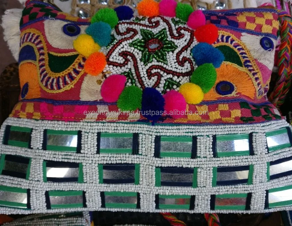 Assorted Embroidered Clutch Box Bag