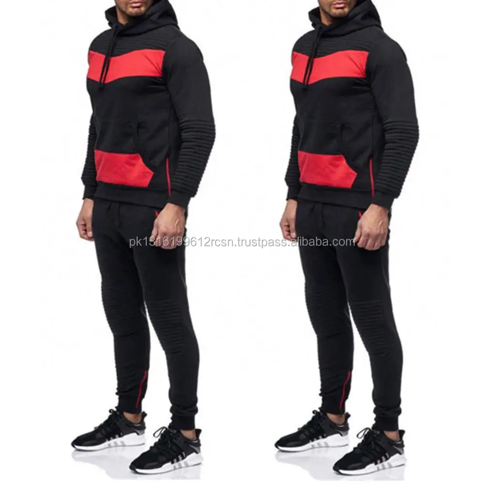 Red And Black Jogging Suit / Men's 