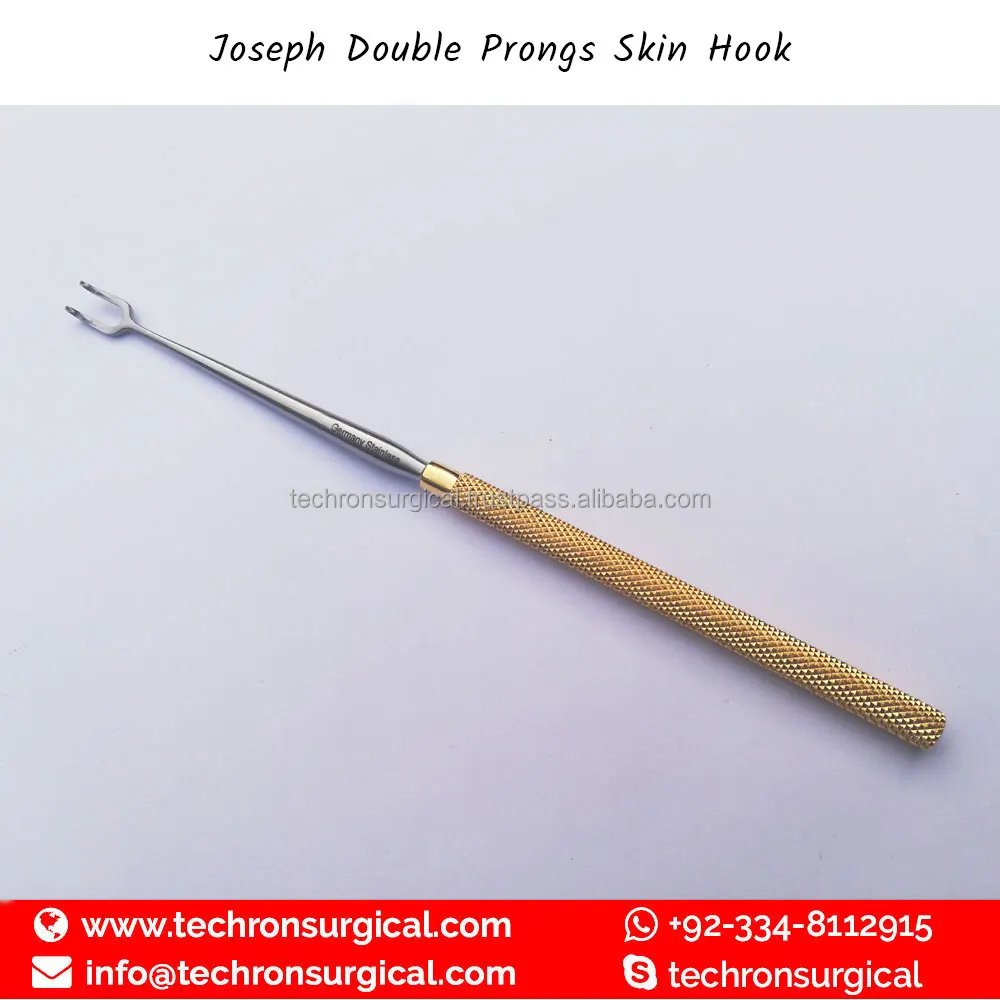 High Quality Sharp Prong Joseph Double Joseph Skin Hook 15cm