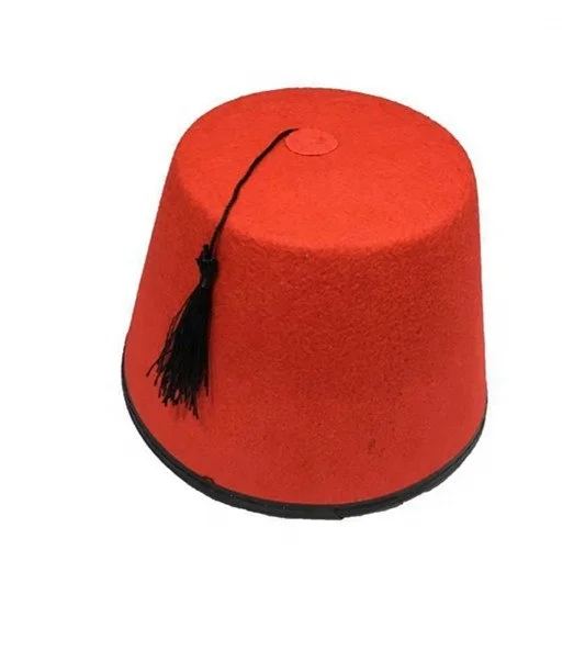 Red Tarboosh Hat Turkish Fancy Dress Up 