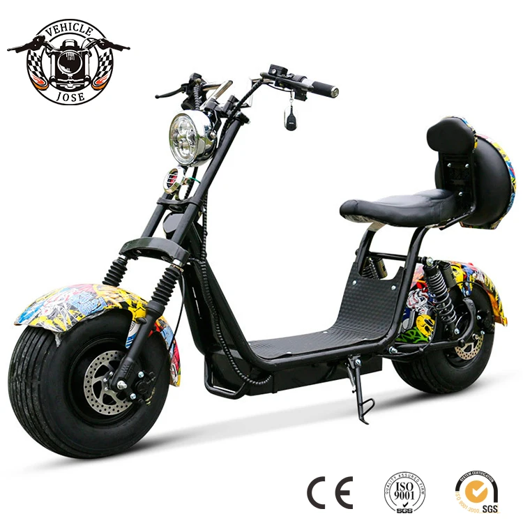 Fancy CityCoco CE with Front Light Electric Scooter 1500W 60V20A