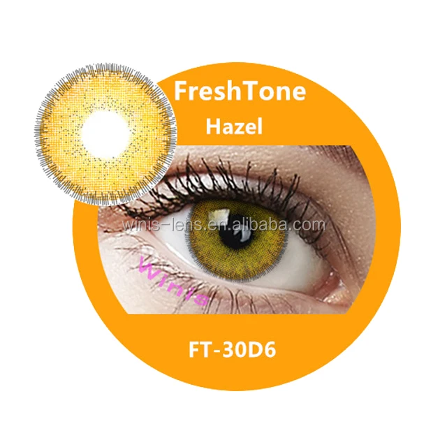 Цветные контактные линзы FreshTone Diva Aqua Marine 3 тона без