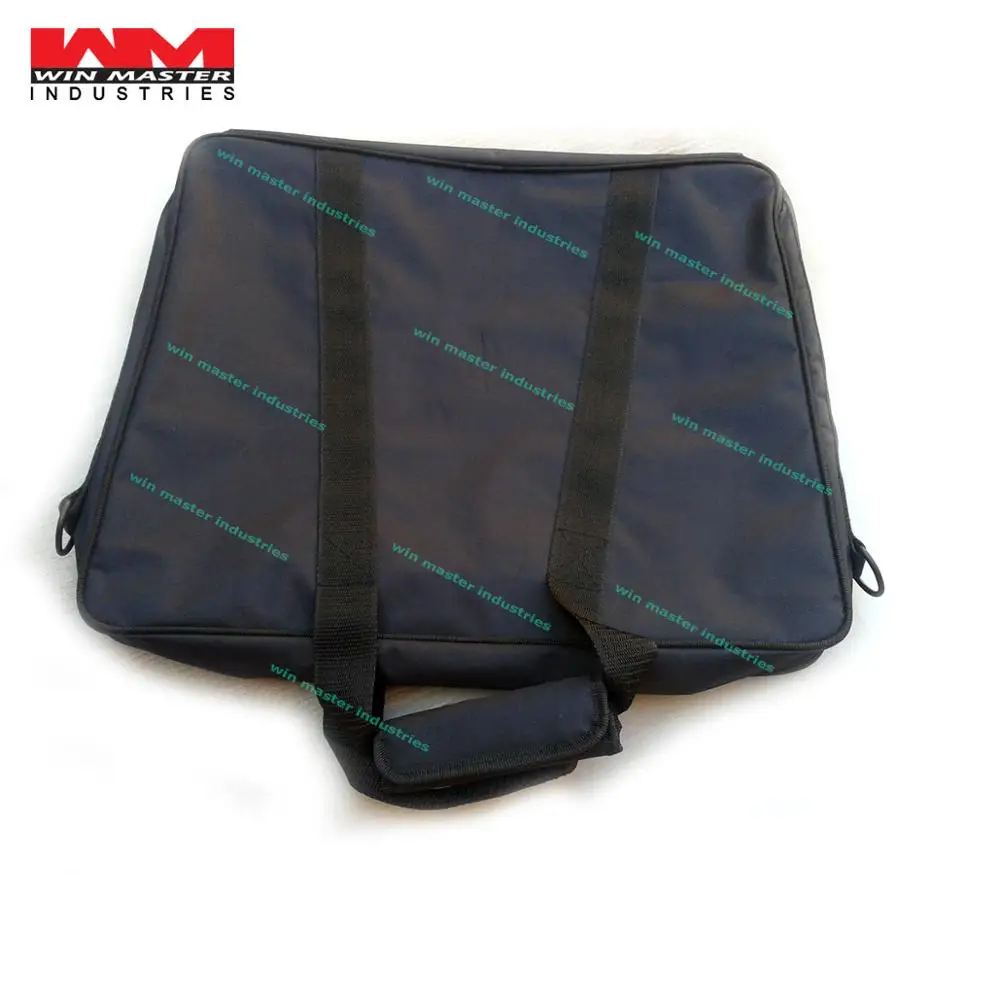 Étui Rigide Maçonnique Pour Tablier MM/WM - Mallette Noire Brodé 45.50 X 39.50 X 9 Cm