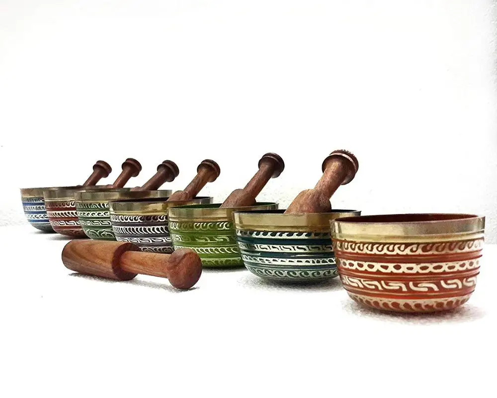 Tibetan Singing Bowl Set Meditation Bowl For Yoga & Chakra Healing Handmade Sound Bowl Buy