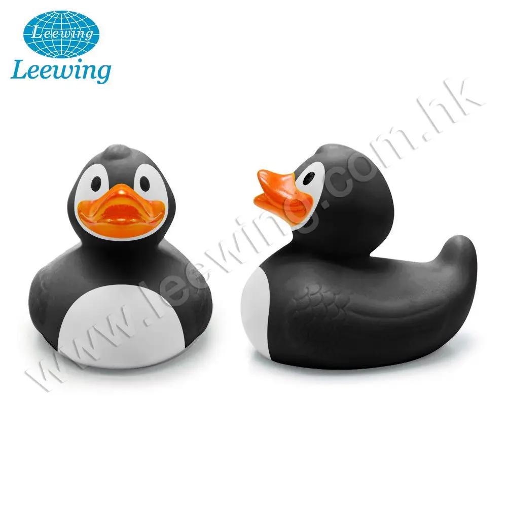 1PCS PVC Funny Duck Penguin Straw Topper Cute Salamander Cat