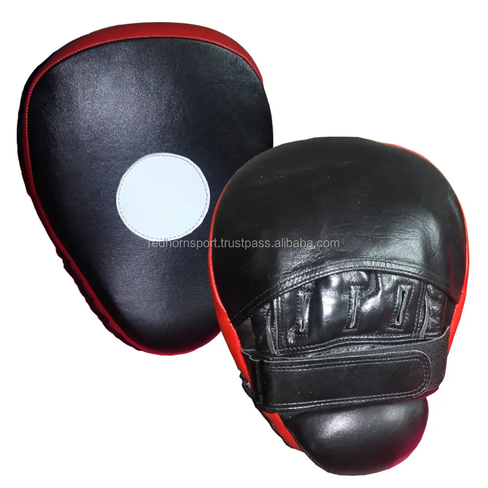 Boxing Sparring Hand Target Pads with PU Leather Gloves Details about   Focus Punching Mitts 