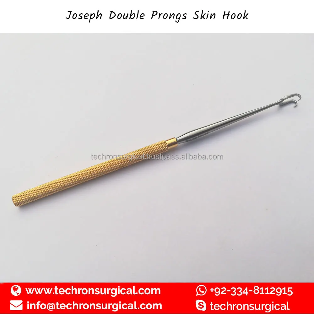 High Quality Sharp Prong Joseph Double Joseph Skin Hook 15cm