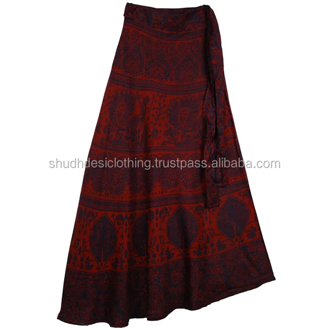 hippy wrap skirt