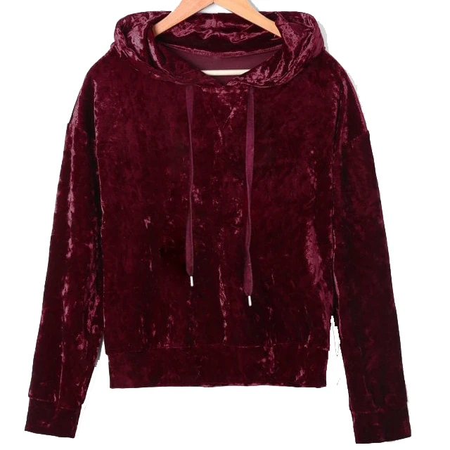 wine color hoodie