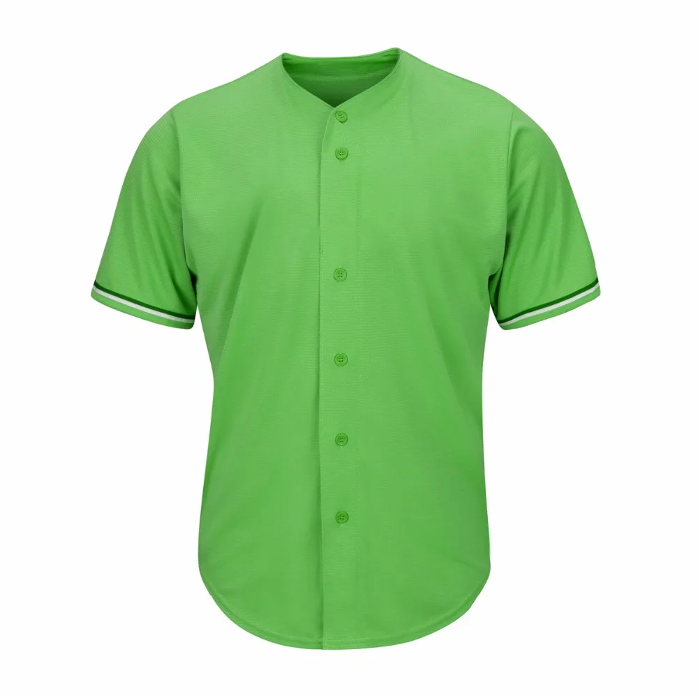 Bulk Green Blank Baseball Jerseys 