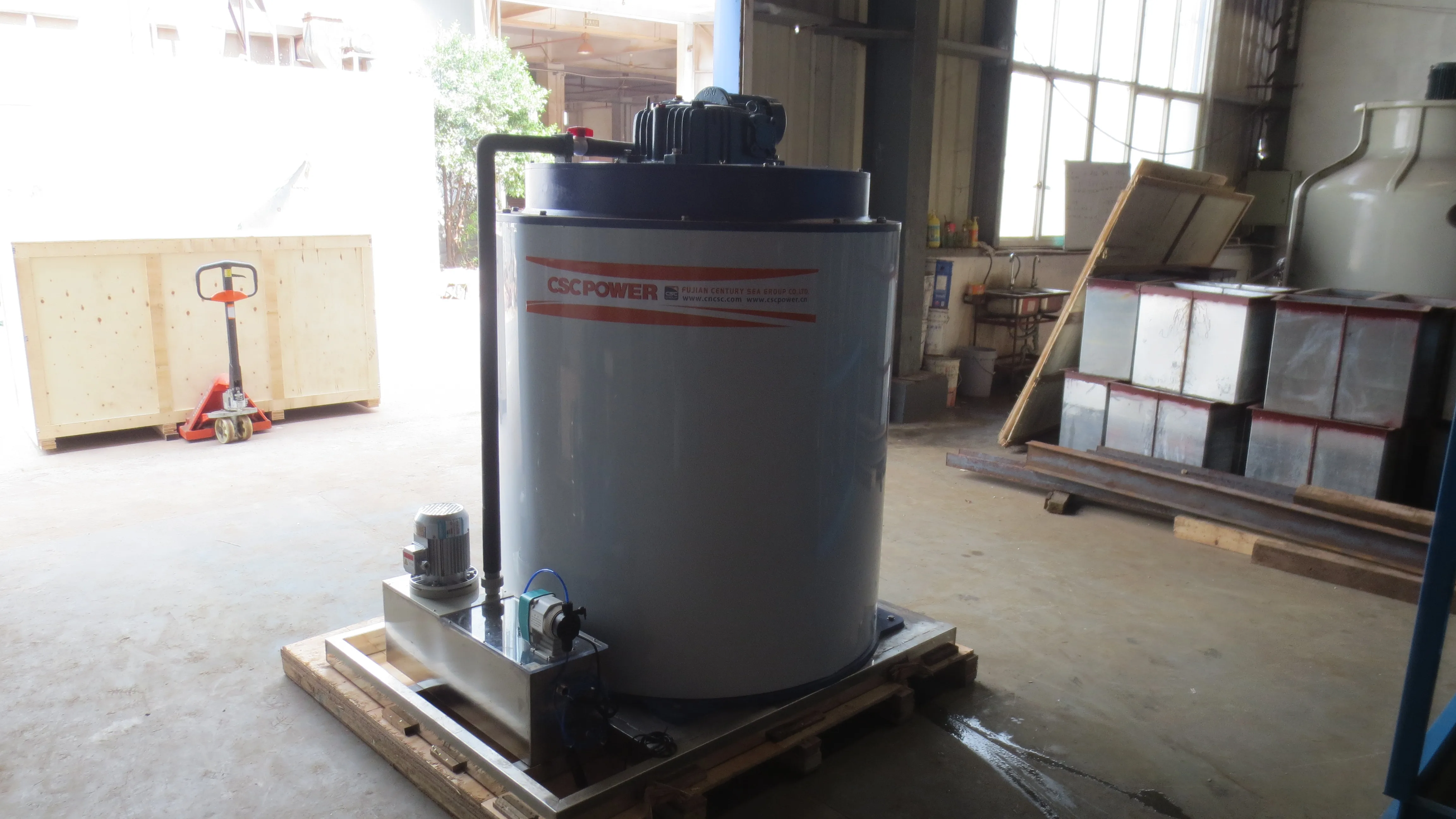 
 Промышленный льдогенератор чешуйчатого льда, 10 тонн, Лидер продаж, льдогенератор чешуйчатого льда  