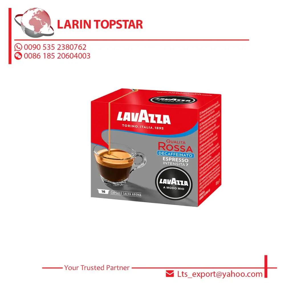 Café Lavazza Qualita Rossa A Modo Mio Decafinate Cápsulas De Café - Buy  Lavazza,Lavazza A Modo Mio Capsule,Lavazza Coffee Product on Alibaba.com
