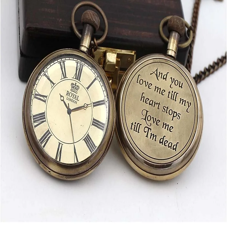 pocket watch presentation box
